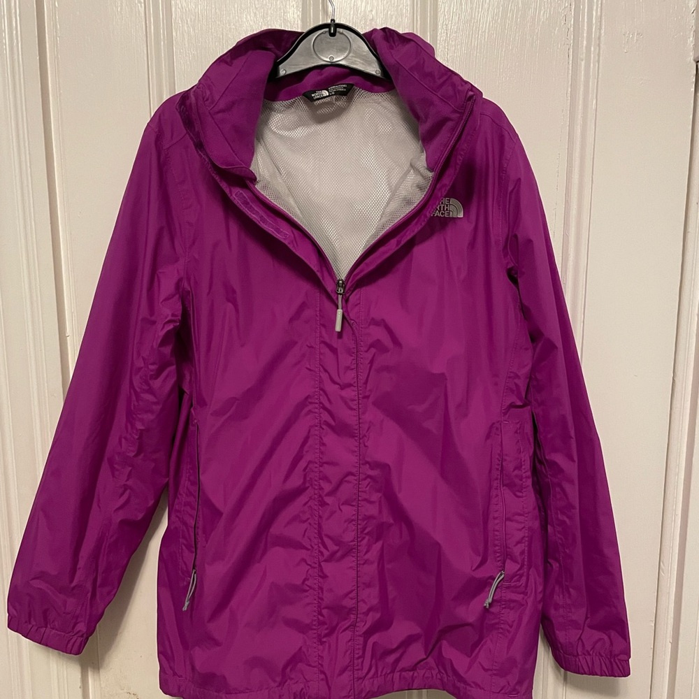 North Face rain coat